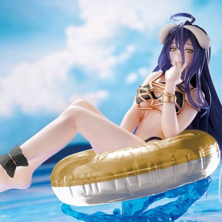 Overlord IV Aqua Float Girls Figure &quot;Albedo&quot; (Renewal Edition)-Taito-Ace Cards &amp; Collectibles