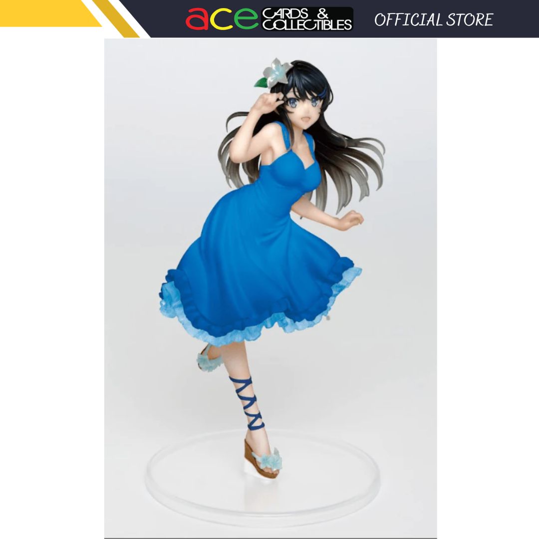 Rascal Does Not Dream of Bunny Girl Senpai Coreful Figure - "Mai Sakurajima" (Summer Dress Ver.) Renewal Edition-Taito-Ace Cards & Collectibles