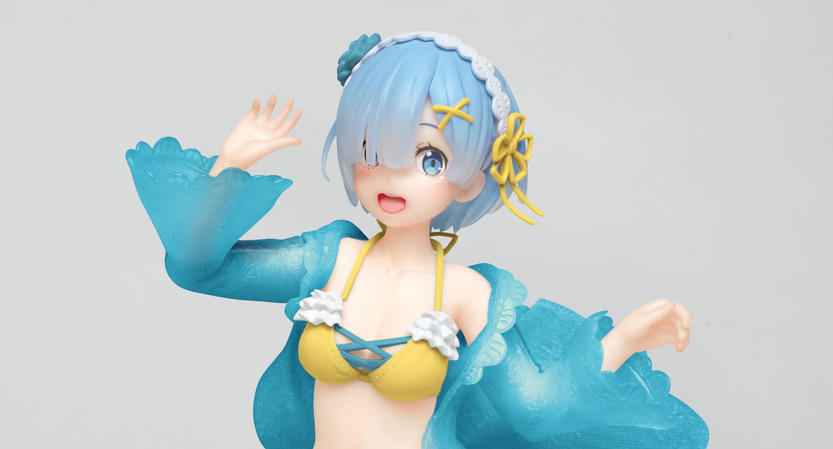 Re: Zero Starting Life in Another World Precious Figure &quot;Rem&quot; (Original Frill Swimwear Ver.) Renewal Edition-Taito-Ace Cards &amp; Collectibles