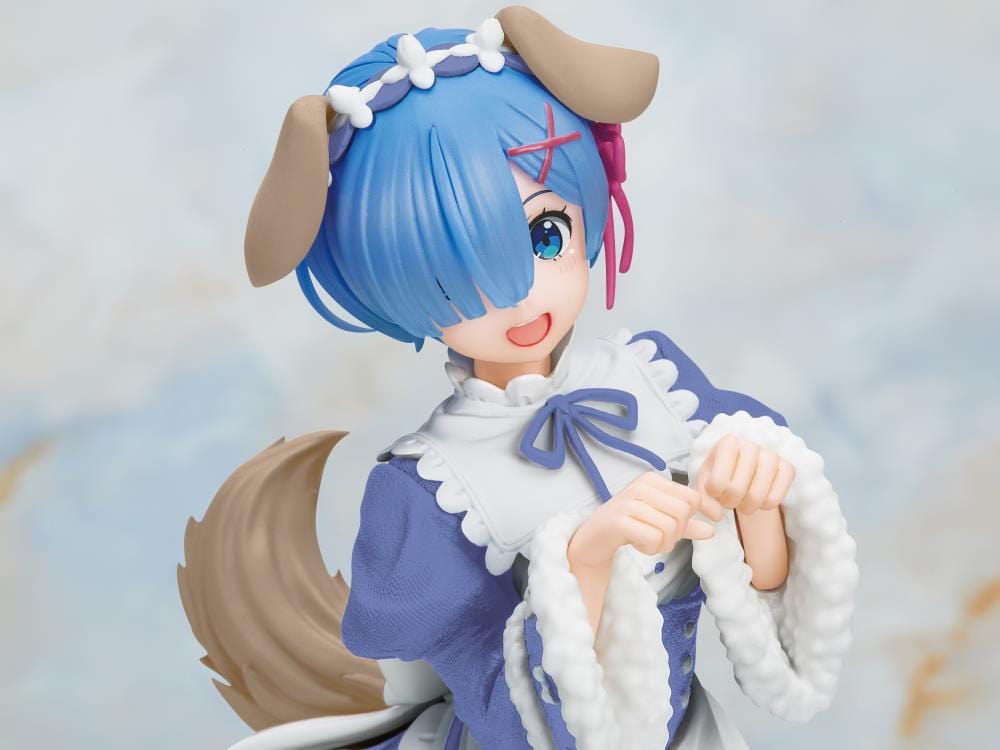 Re:Zero Starting Life in Another World Coreful Figure &quot;Rem&quot; (Memory Snow Puppy Ver.) Renewal Edition-Taito-Ace Cards &amp; Collectibles
