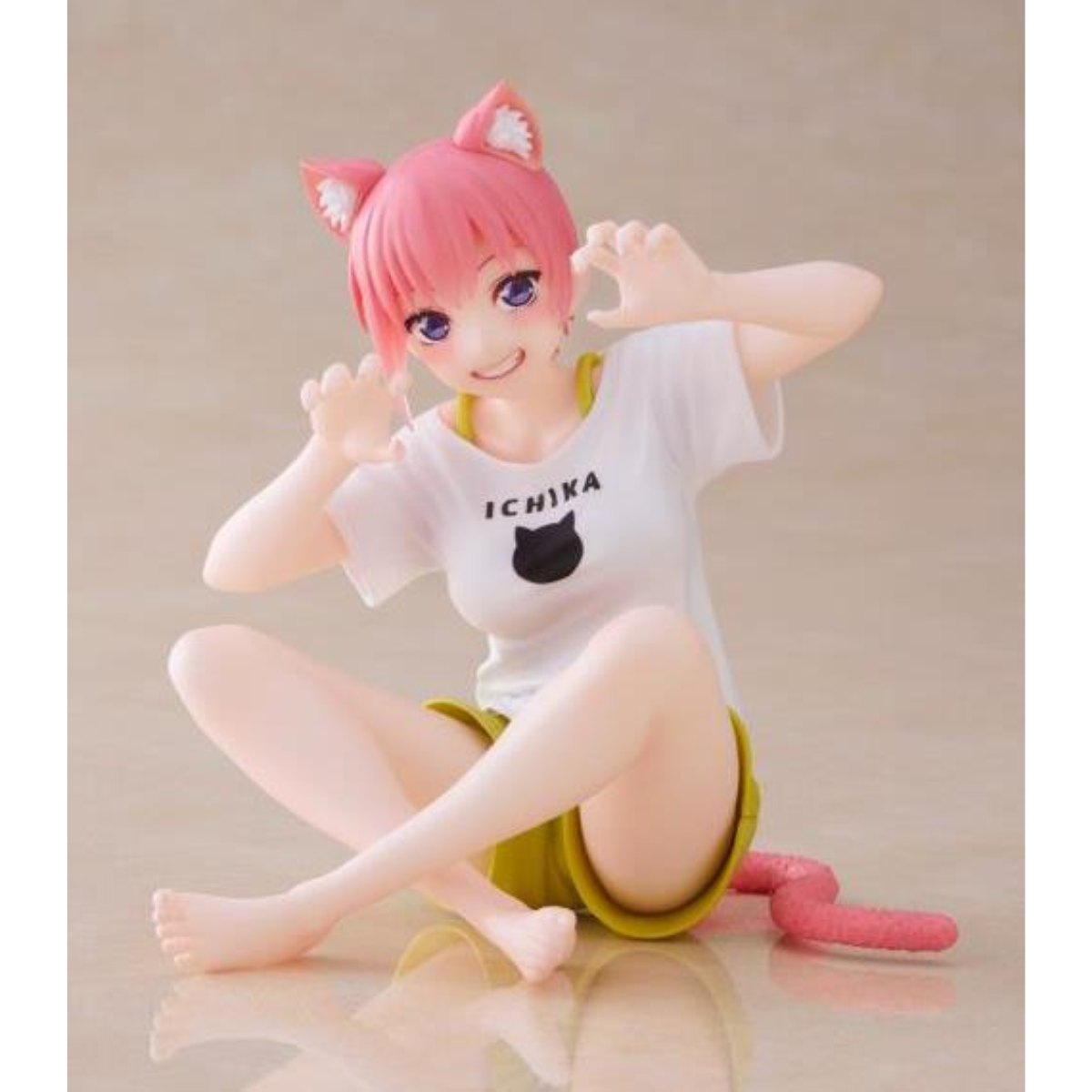 The Quintessential Quintuplets 2 Desktop Cute Figure &quot;Ichika Nakano&quot; (Newley Written Cat Roomwear Ver.)-Taito-Ace Cards &amp; Collectibles
