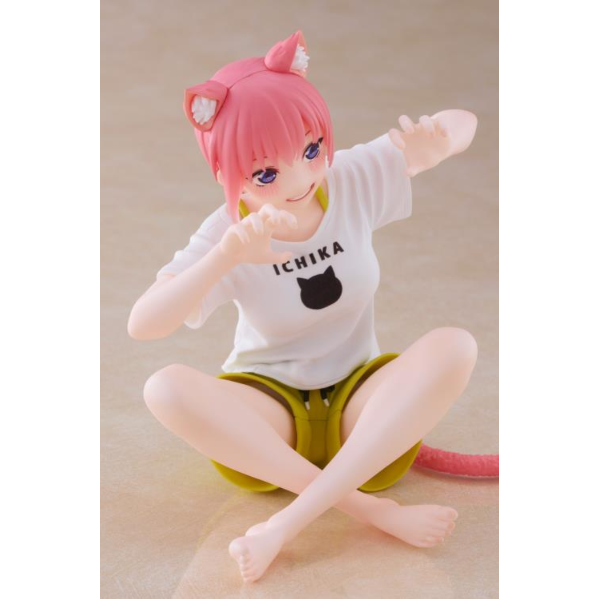 The Quintessential Quintuplets 2 Desktop Cute Figure &quot;Ichika Nakano&quot; (Newley Written Cat Roomwear Ver.)-Taito-Ace Cards &amp; Collectibles