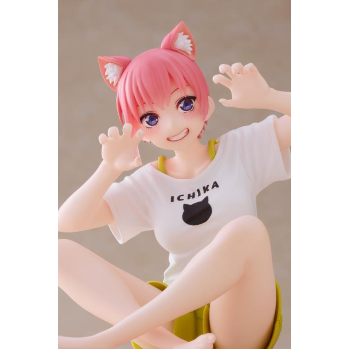 The Quintessential Quintuplets 2 Desktop Cute Figure &quot;Ichika Nakano&quot; (Newley Written Cat Roomwear Ver.)-Taito-Ace Cards &amp; Collectibles