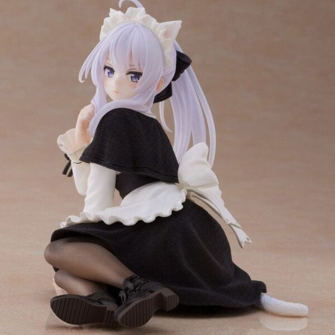 Wandering Witch: The Journey of Elaina Desktop Cute Figure &quot;Elaina&quot; (Cat Maid Ver.)-Taito-Ace Cards &amp; Collectibles