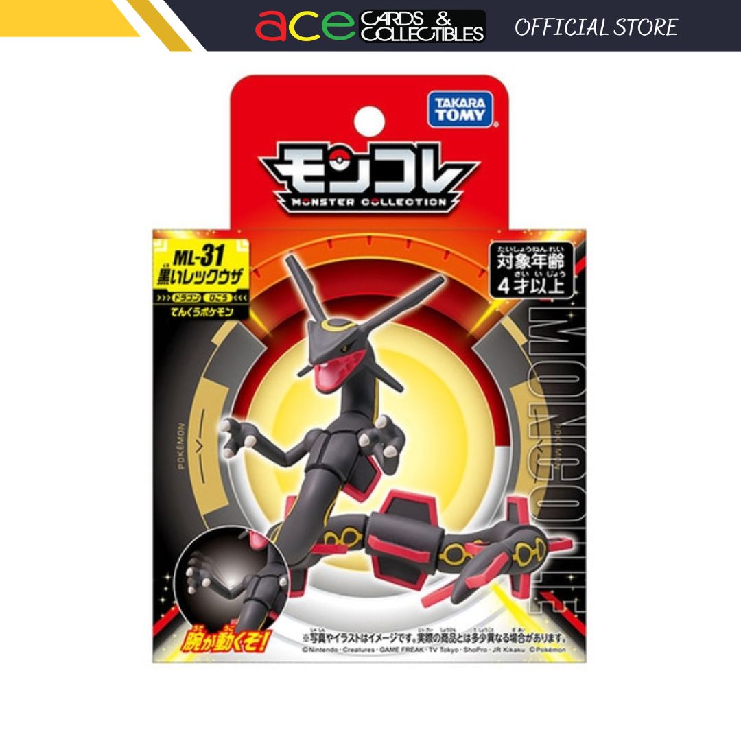 Pokemon Moncolle "Black Rayquaza" (ML-31)-Takara Tomy-Ace Cards & Collectibles
