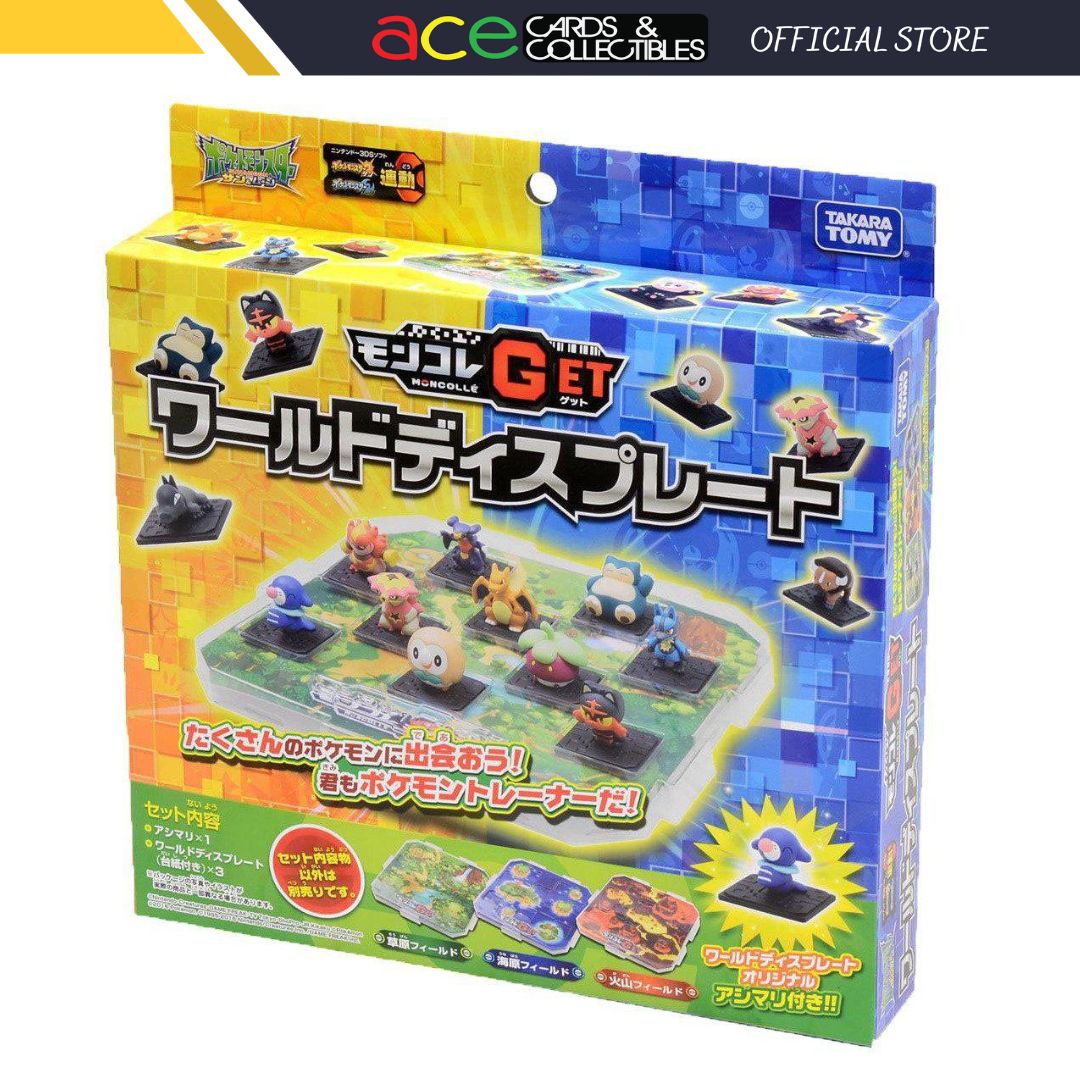 Pokemon Moncolle Get World Displate [Display Plate]-Takara Tomy-Ace Cards & Collectibles