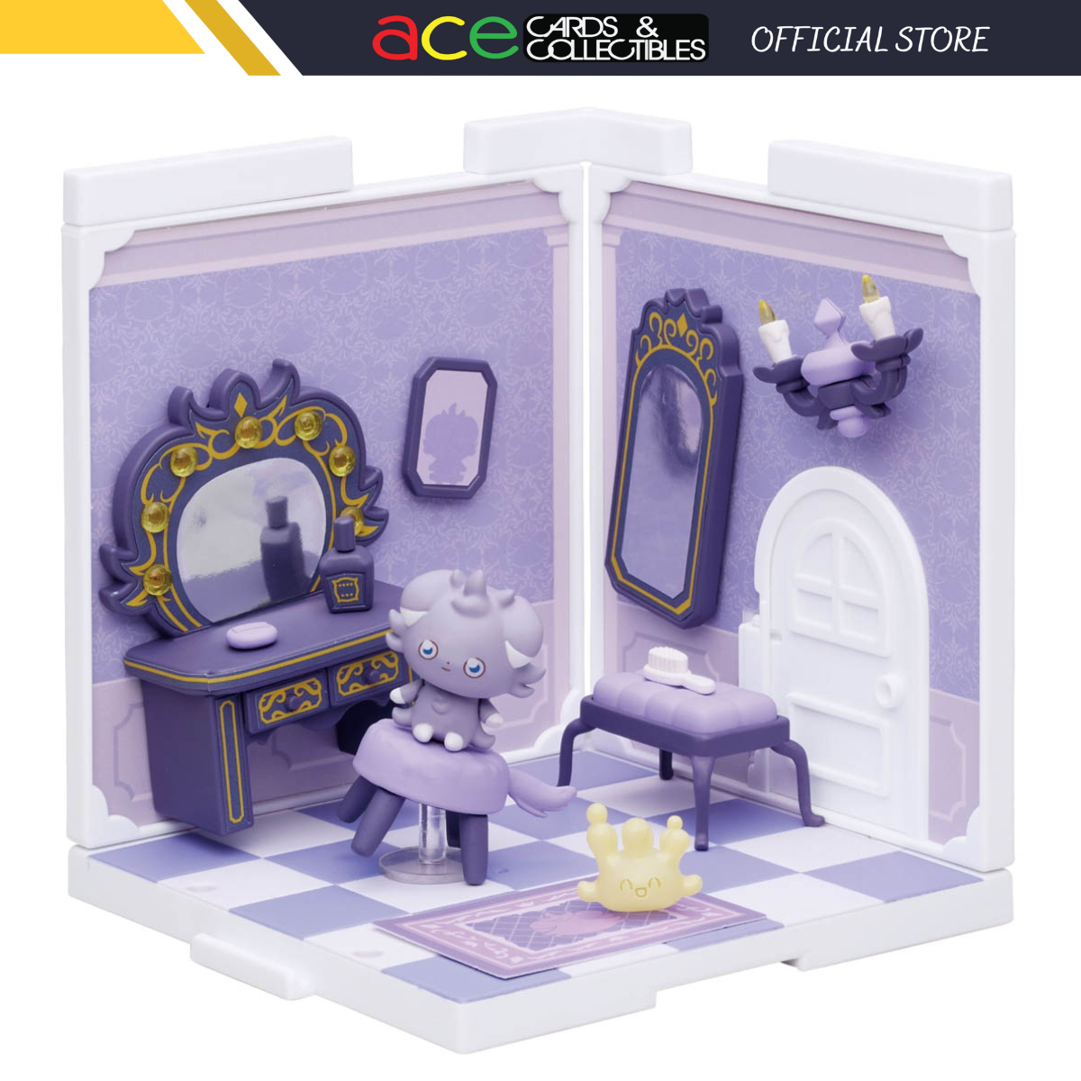Pokemon Pokepeace House Dressing Room "Espurr & Milcery"-Takara Tomy-Ace Cards & Collectibles