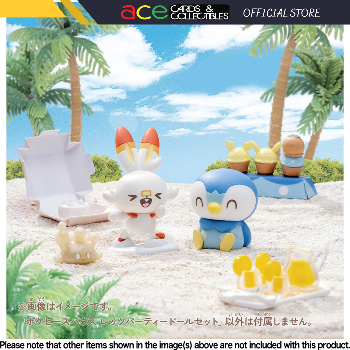 Pokemon Pokepeace House Let&#39;s Party Doll Set-Takara Tomy-Ace Cards &amp; Collectibles