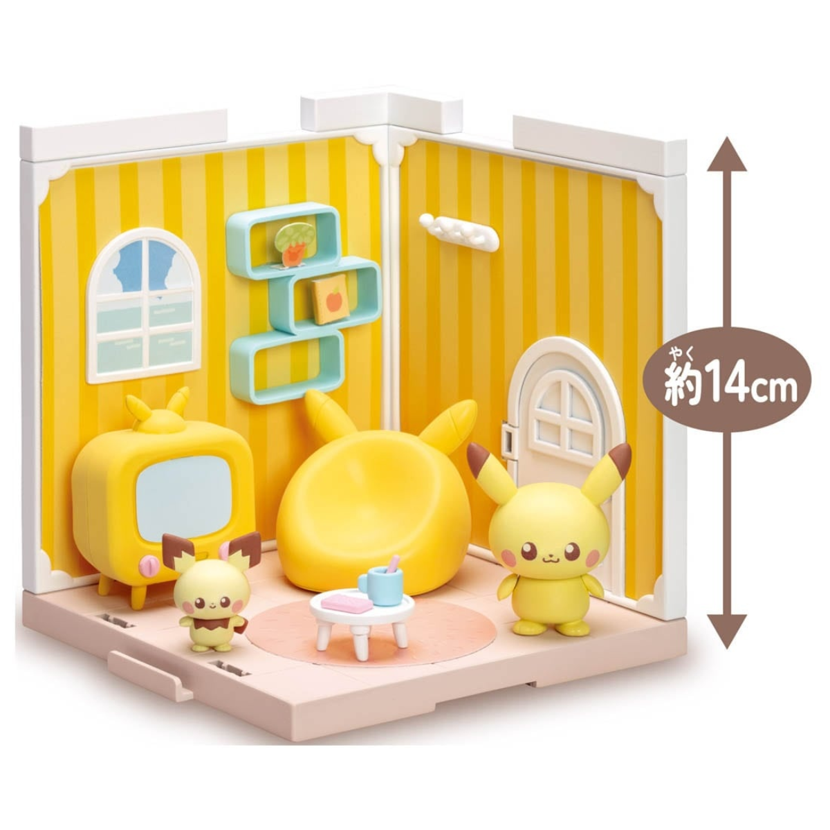 Pokemon Pokepeace House Living &quot;Pikachu &amp; Pichu&quot;-Takara Tomy-Ace Cards &amp; Collectibles
