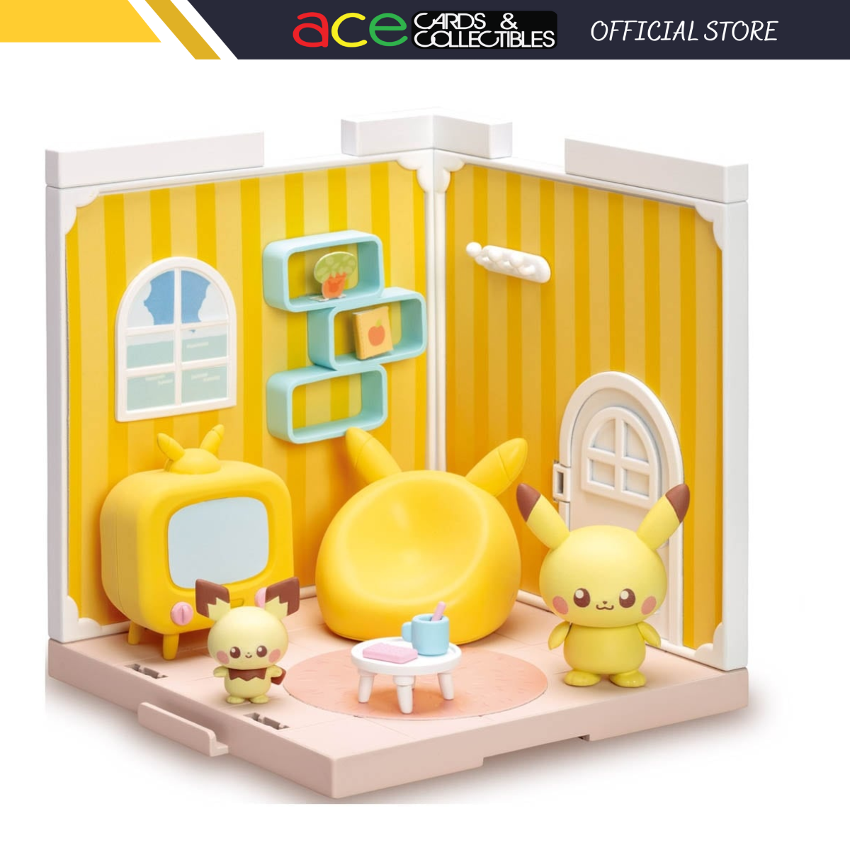 Pokemon Pokepeace House Living &quot;Pikachu &amp; Pichu&quot;-Takara Tomy-Ace Cards &amp; Collectibles