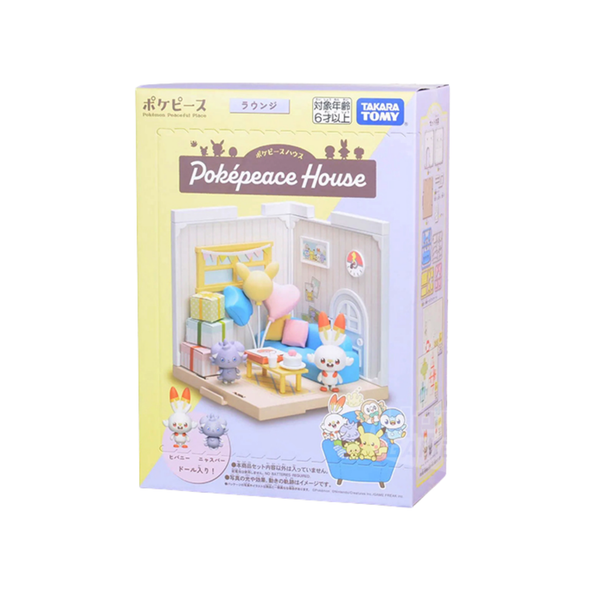 Pokemon Pokepeace House Lounge "Scorbunny & Espurr"-Takara Tomy-Ace Cards & Collectibles