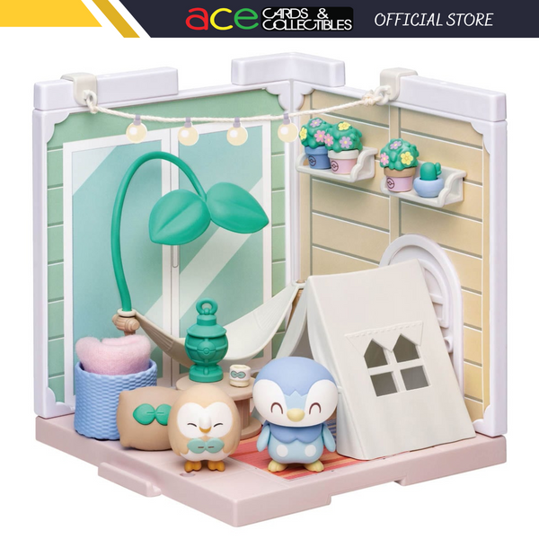 Pokemon Pokepeace House Veranping Terrace "Rowlet & Piplup"-Takara Tomy-Ace Cards & Collectibles