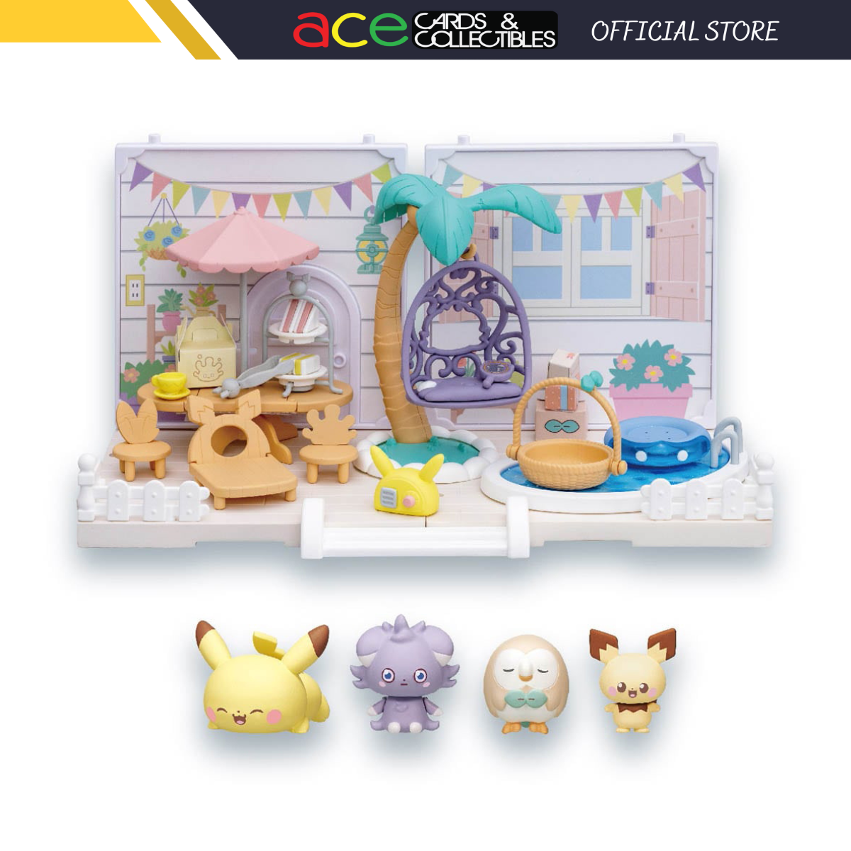 Pokemon Pokepeace Pokepeace House Let's Party Garden-Takara Tomy-Ace Cards & Collectibles