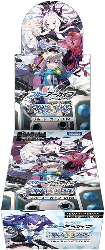 WIXOSS TCG Booster &quot;Blue Archive DIVA&quot; [WXDI-CP02] (Japanese)-Booster Box (14 packs)-Takara Tomy-Ace Cards &amp; Collectibles
