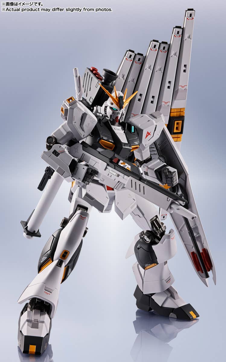 BANDAI TAMASHII x Metal Robot Spirits Nu Gundam (Side MS)-Tamashii-Ace Cards & Collectibles