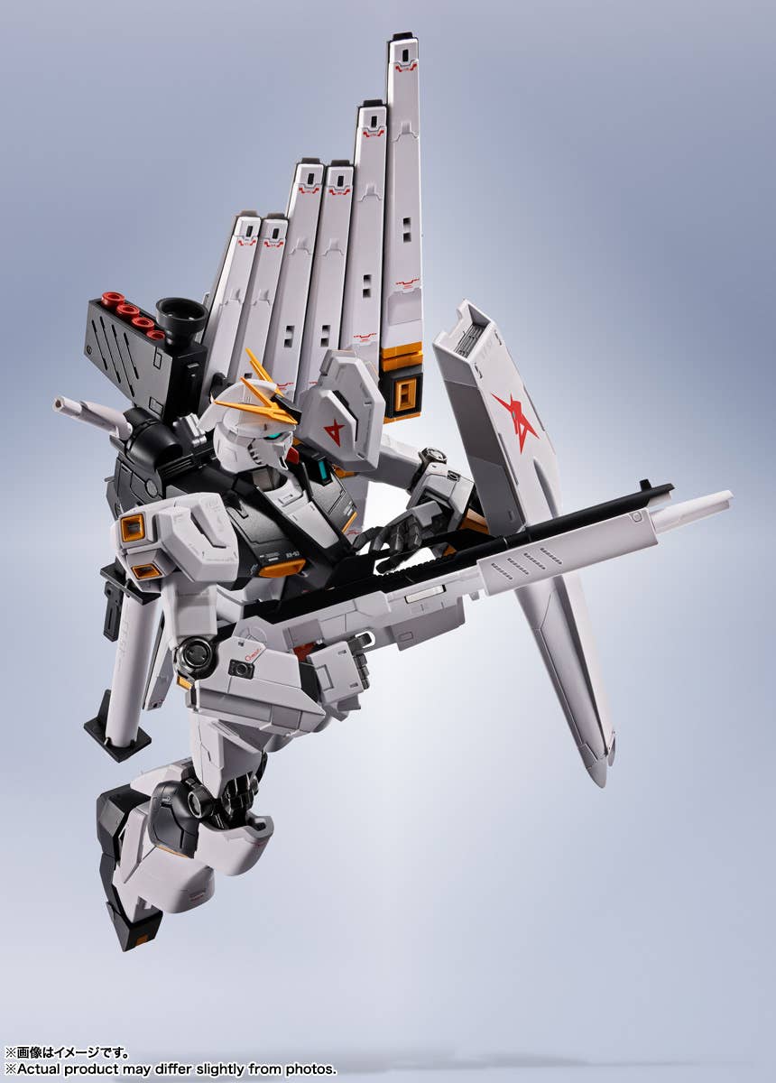 BANDAI TAMASHII x Metal Robot Spirits Nu Gundam (Side MS)-Tamashii-Ace Cards & Collectibles