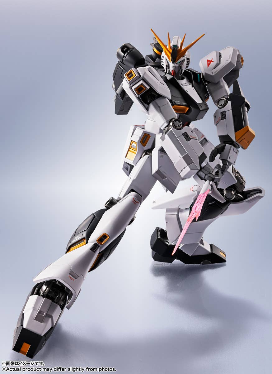 BANDAI TAMASHII x Metal Robot Spirits Nu Gundam (Side MS)-Tamashii-Ace Cards & Collectibles