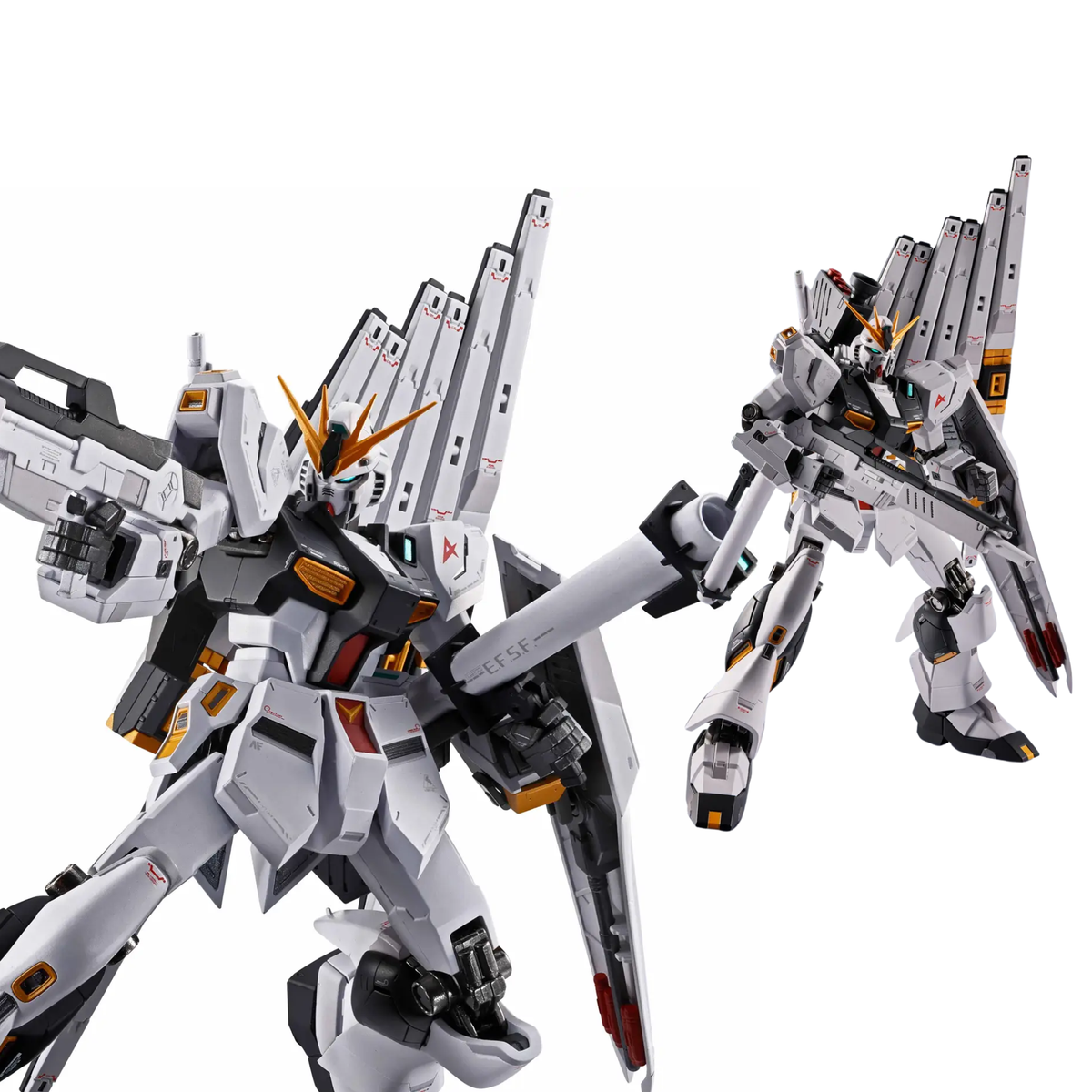 BANDAI TAMASHII x Metal Robot Spirits Nu Gundam (Side MS)-Tamashii-Ace Cards & Collectibles