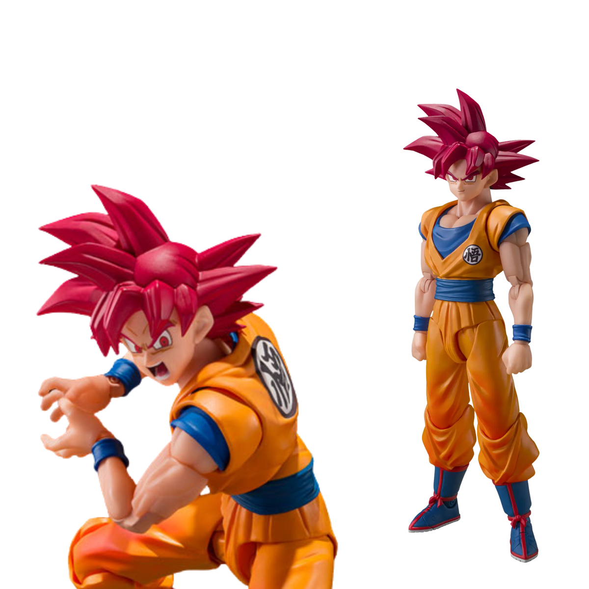 Dragon Ball S.H.Figuarts "Son Goku" Super Saiyan (God Aura)-Tamashii-Ace Cards & Collectibles