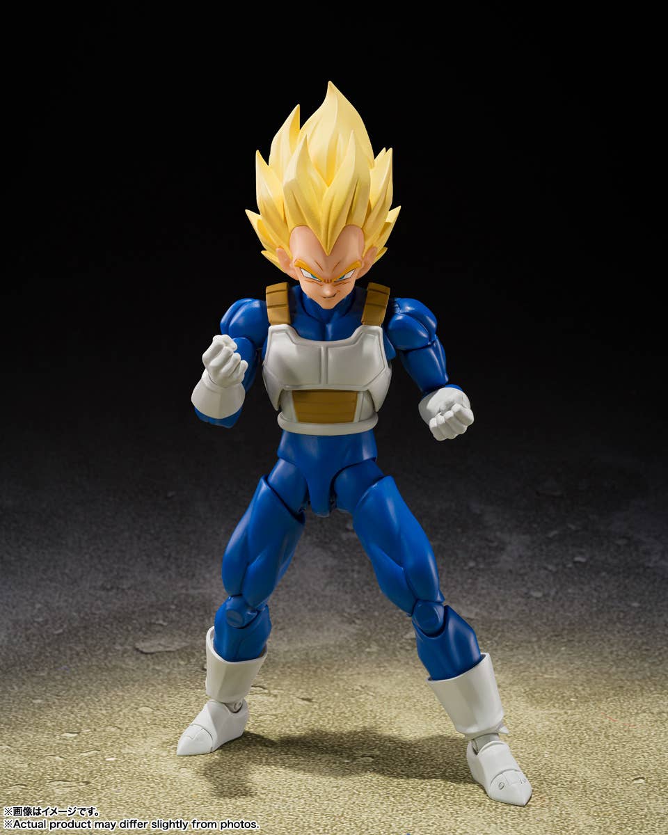 Dragon Ball S.H.Figuarts "Super Saiyan Vegeta" (Dangerous Pride)-Tamashii-Ace Cards & Collectibles