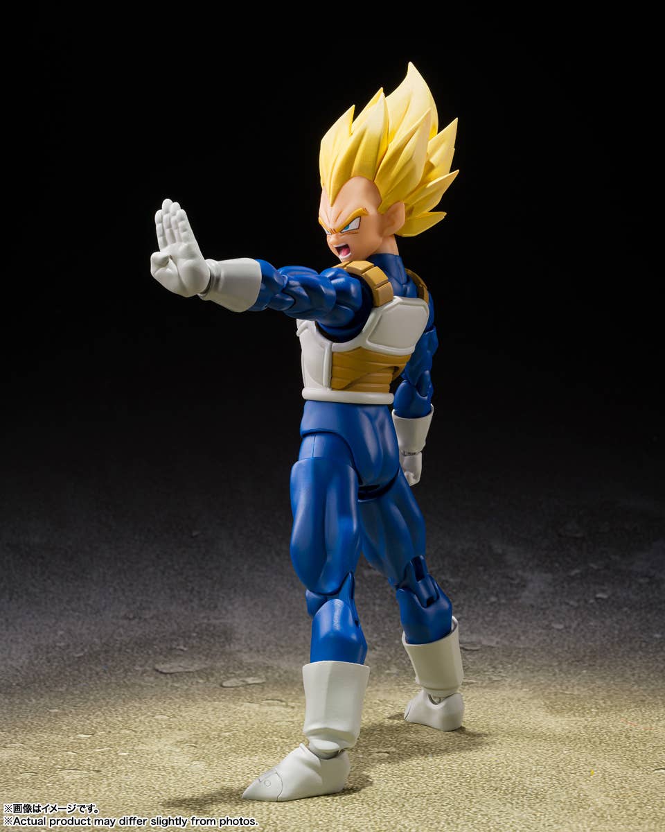 Dragon Ball S.H.Figuarts "Super Saiyan Vegeta" (Dangerous Pride)-Tamashii-Ace Cards & Collectibles