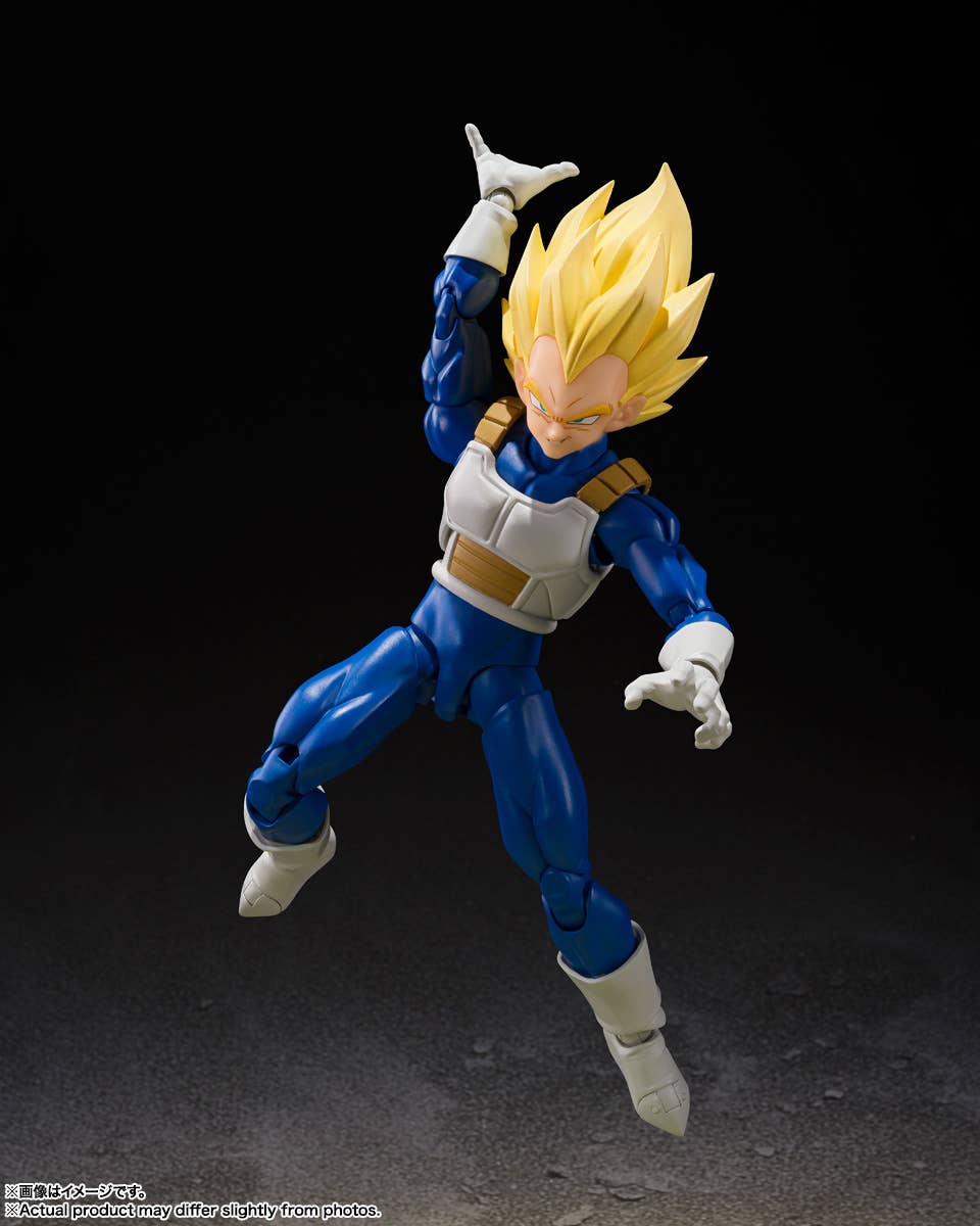 Dragon Ball S.H.Figuarts "Super Saiyan Vegeta" (Dangerous Pride)-Tamashii-Ace Cards & Collectibles