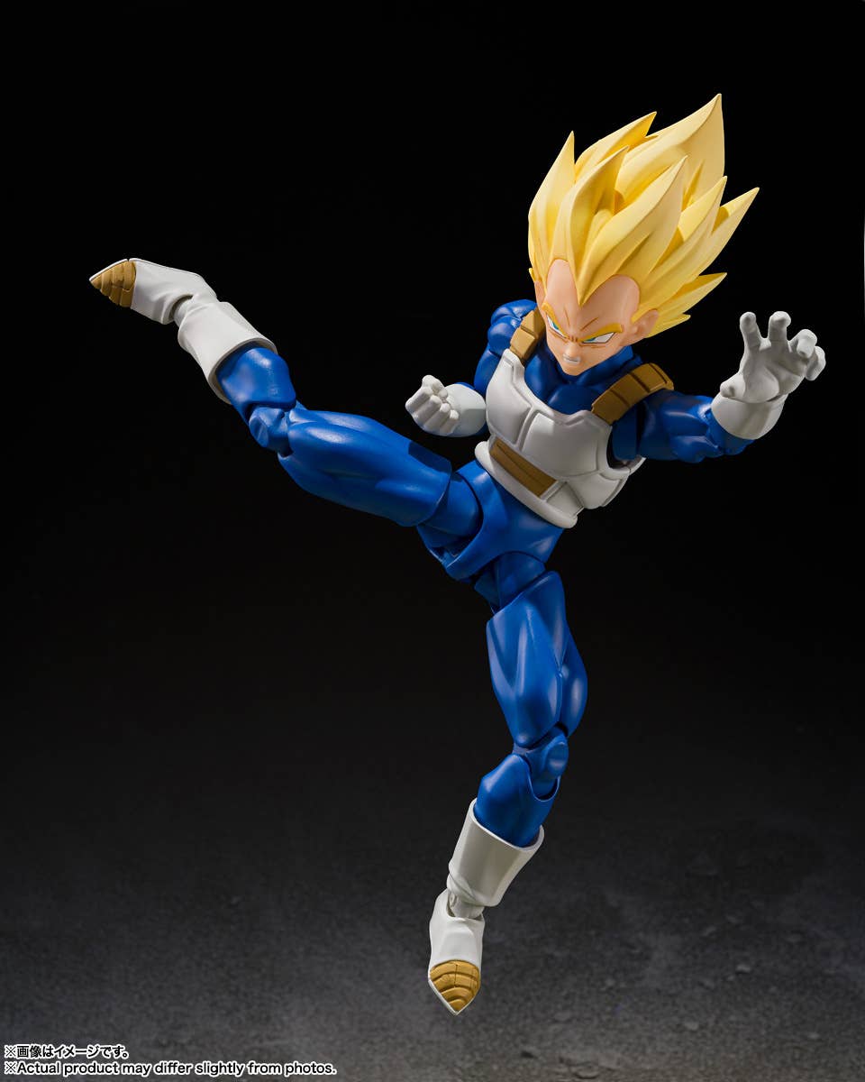 Dragon Ball S.H.Figuarts "Super Saiyan Vegeta" (Dangerous Pride)-Tamashii-Ace Cards & Collectibles