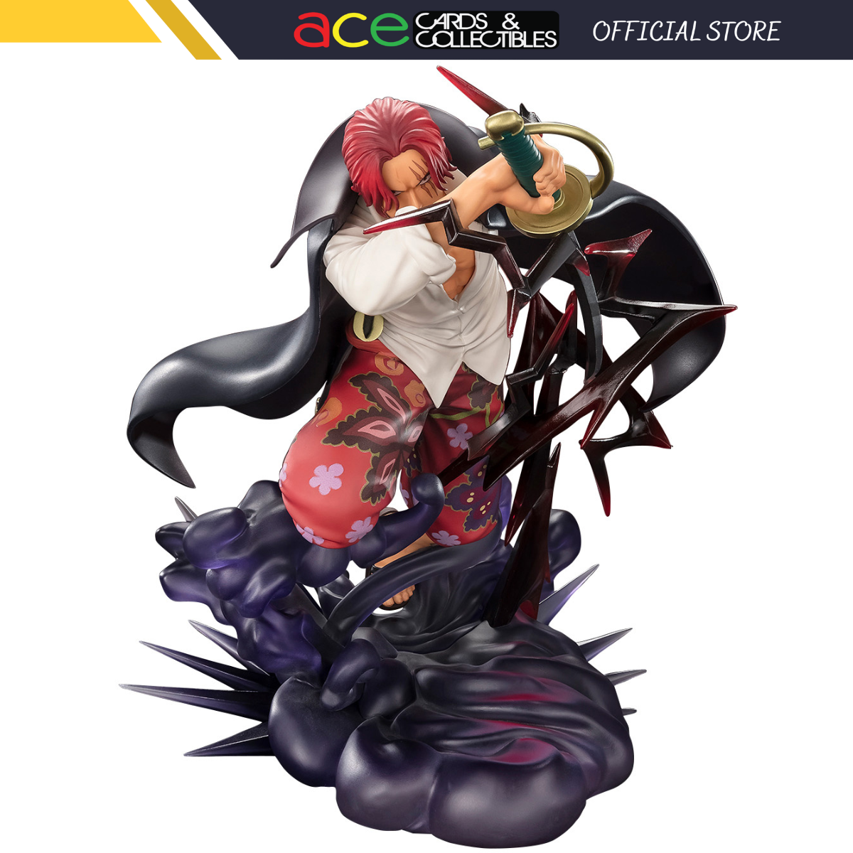 Figuarts Zero Super Fierce Battle &quot;Shanks&quot; [God Avoidance]-Tamashii-Ace Cards &amp; Collectibles