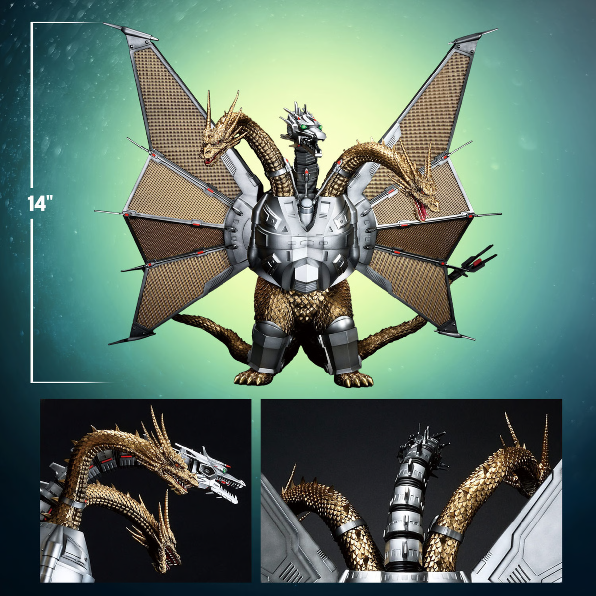 Godzilla Ichibansho 1991 Figure "Mecha-King Ghidorah"-Tamashii-Ace Cards & Collectibles