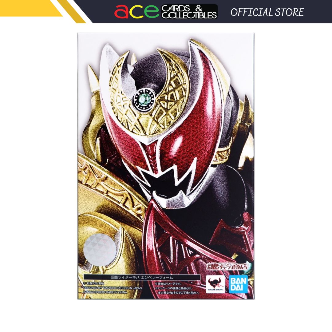 Kamen Rider S.H.Figuarts "Masked Rider Kiva Emperor Form" SHINKOCCHOUSEIHOU (True Bone Carving Method)-Tamashii-Ace Cards & Collectibles