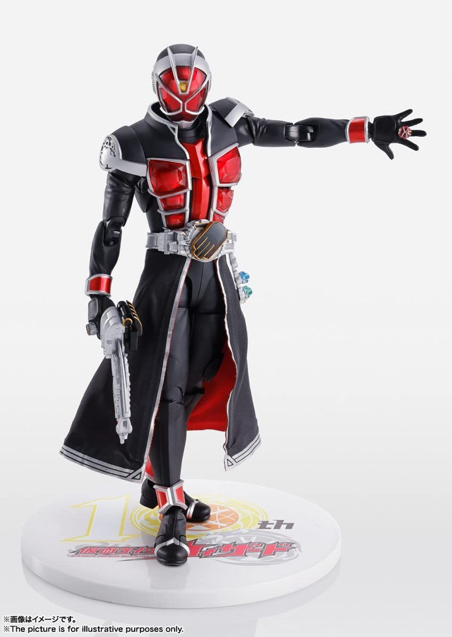 Kamen Rider Wizard Flame Style S.H.Figuarts &quot;Shinkocchou Seihou&quot; (10th Anniversary Ver.)-Tamashii-Ace Cards &amp; Collectibles