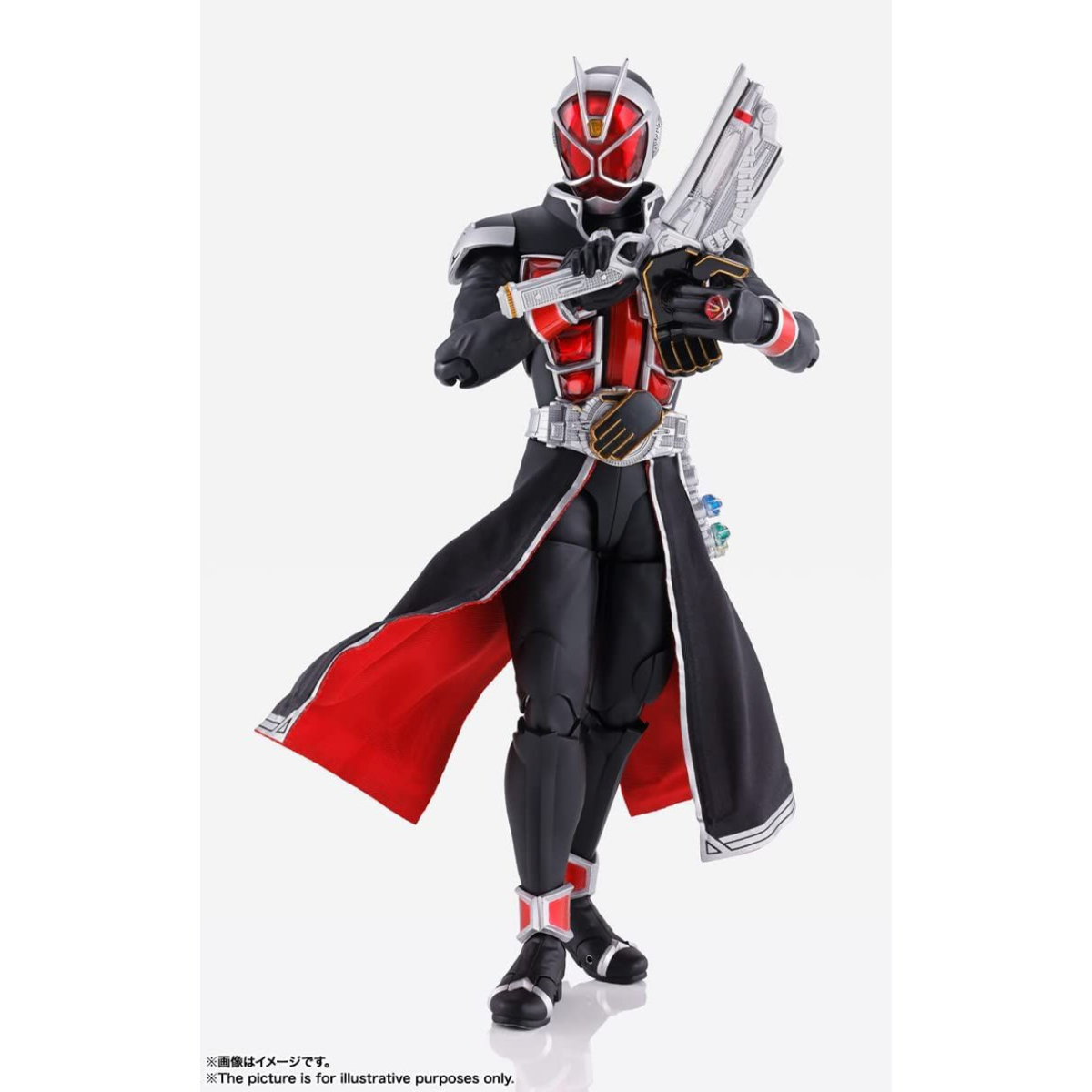 Kamen Rider Wizard Flame Style S.H.Figuarts "Shinkocchou Seihou" (10th Anniversary Ver.)-Tamashii-Ace Cards & Collectibles
