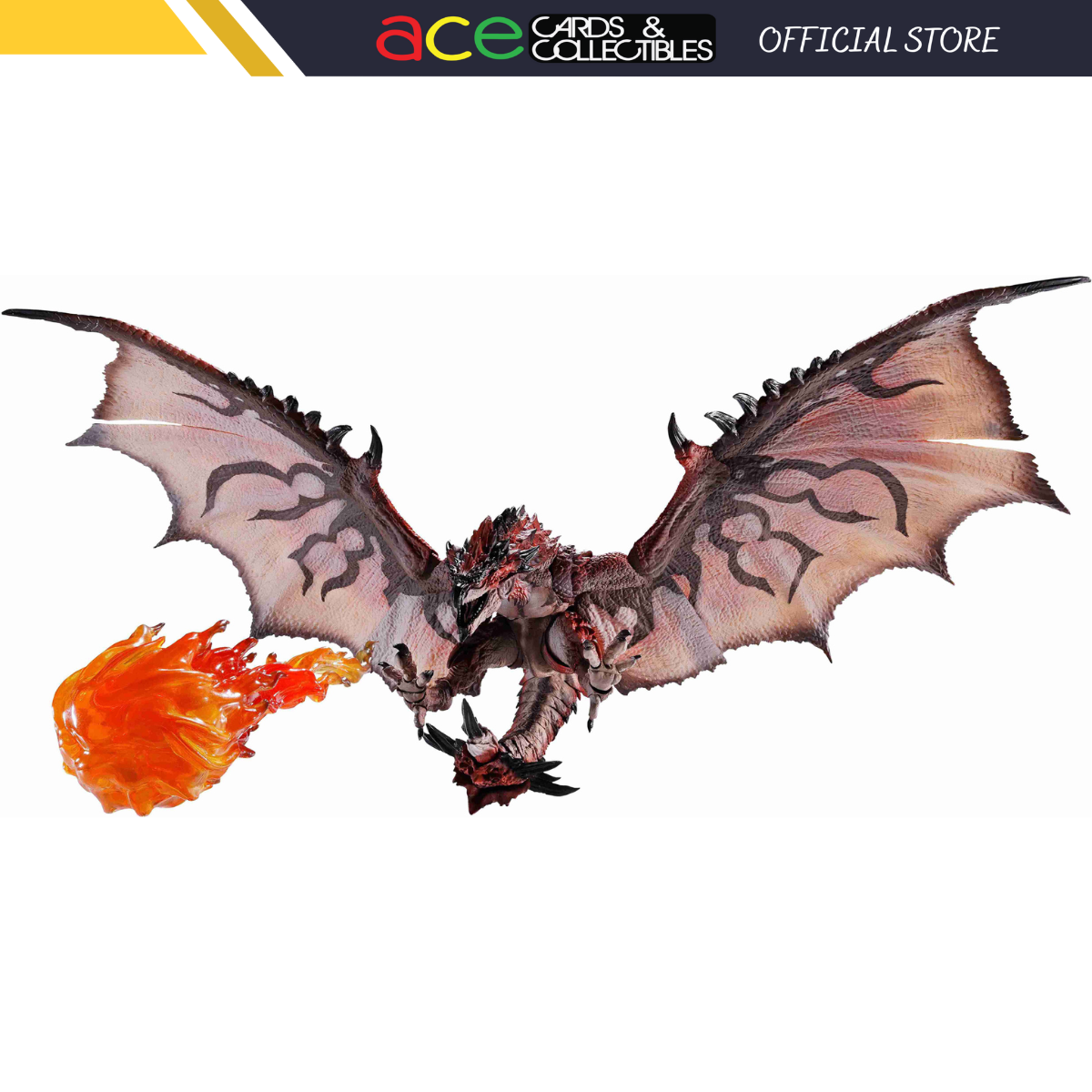 Monster Hunter S.H.MonsterArts &quot;Rathalos&quot; (20th Anniversary Edition)-Tamashii-Ace Cards &amp; Collectibles