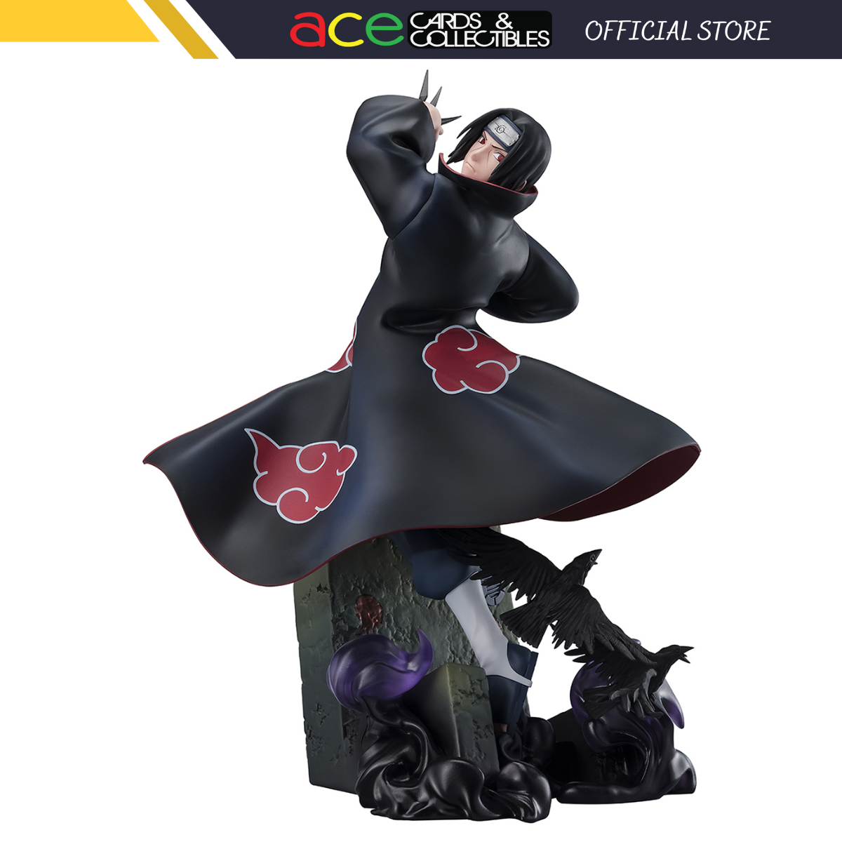 Naruto Shippuden Figuarts Zero "Itachi Uchiha" (Mangekyo Sharingan Ver.)-Tamashii-Ace Cards & Collectibles