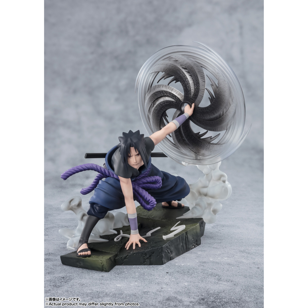 Naruto Shipudden "Sasuke Uchiha" The Light & Dark of the Mangekyo Sharingan-Tamashii-Ace Cards & Collectibles