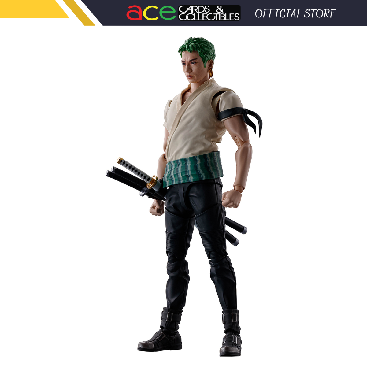 One Piece A Netflix Series S.H.Figuarts "Roronoa Zoro"-Tamashii-Ace Cards & Collectibles