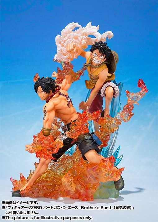 One Piece Figuarts Zero Brother&#39;s Bond &quot;Monkey D. Luffy&quot;-Tamashii-Ace Cards &amp; Collectibles