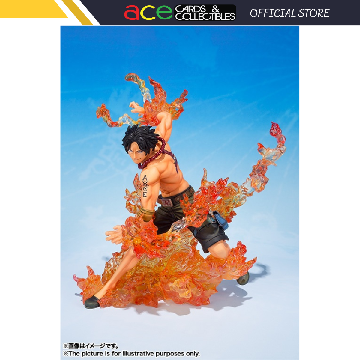 One Piece Figuarts Zero Brother's Bond "Portgas D. Ace"-Tamashii-Ace Cards & Collectibles