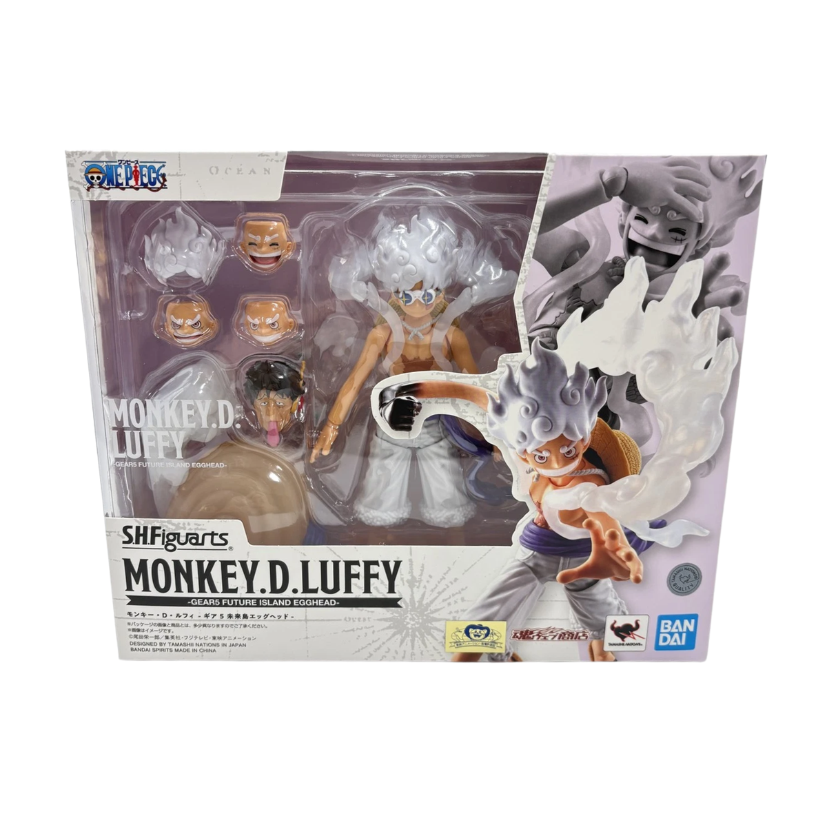 One Piece S.H. Figuarts "Monkey.D.Luffy Gear 5" (Egghead Island)-Tamashii-Ace Cards & Collectibles