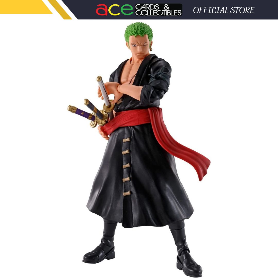 One Piece S.H.Figuarts "Roronoa Zoro Raid into Onigashima"-Tamashii-Ace Cards & Collectibles