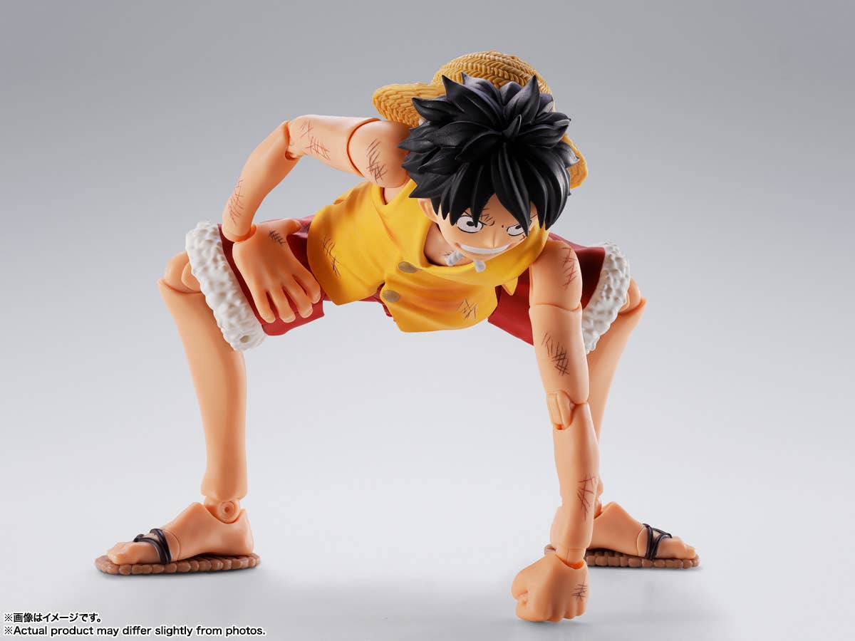 One Piece S.H.Figuarts Summit War of Marineford "Monkey D. Luffy"-Tamashii-Ace Cards & Collectibles