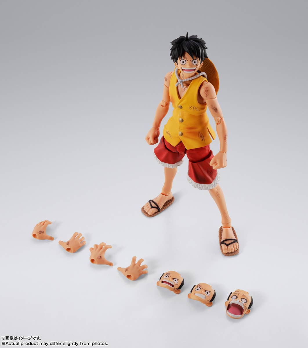 One Piece S.H.Figuarts Summit War of Marineford "Monkey D. Luffy"-Tamashii-Ace Cards & Collectibles
