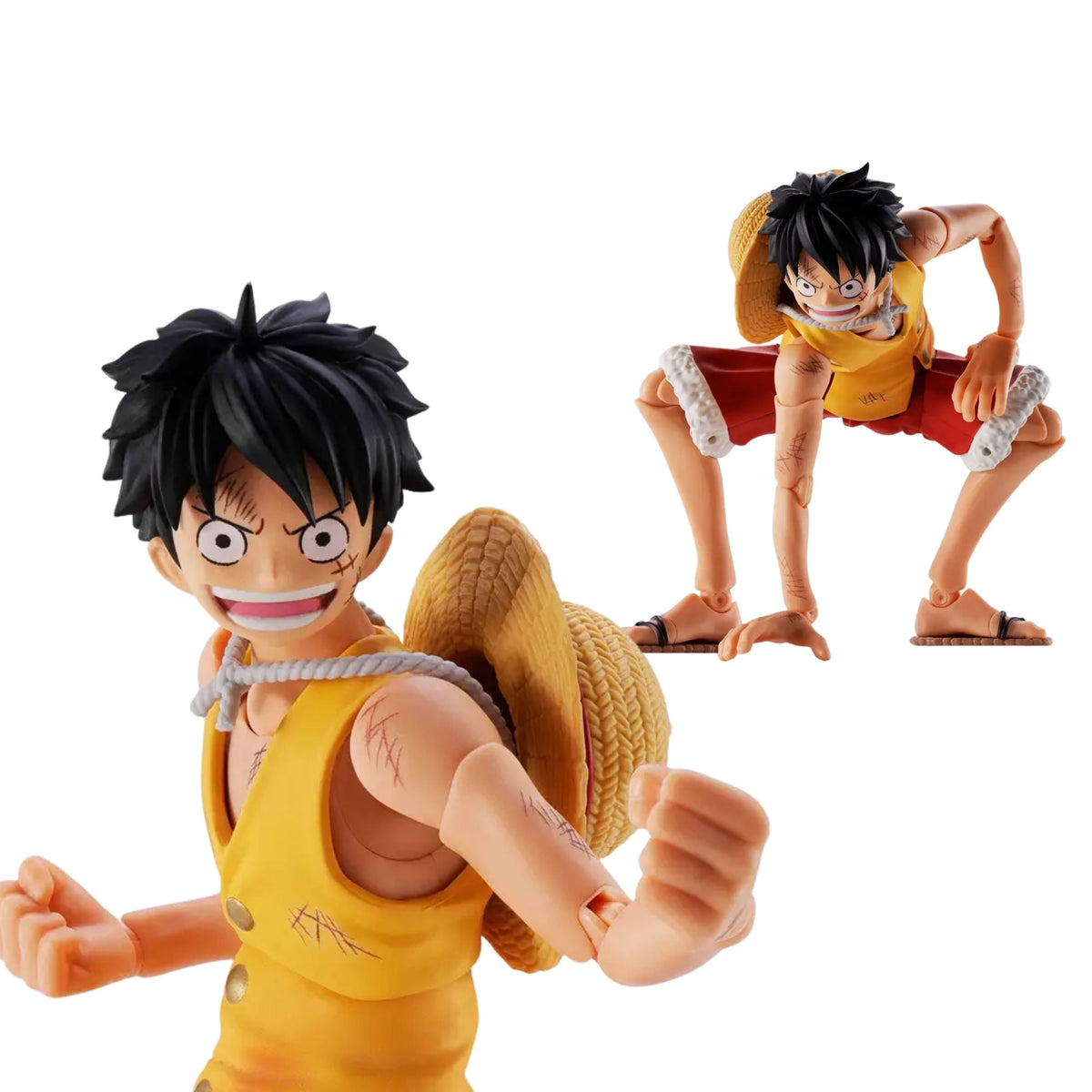 One Piece S.H.Figuarts Summit War of Marineford "Monkey D. Luffy"-Tamashii-Ace Cards & Collectibles