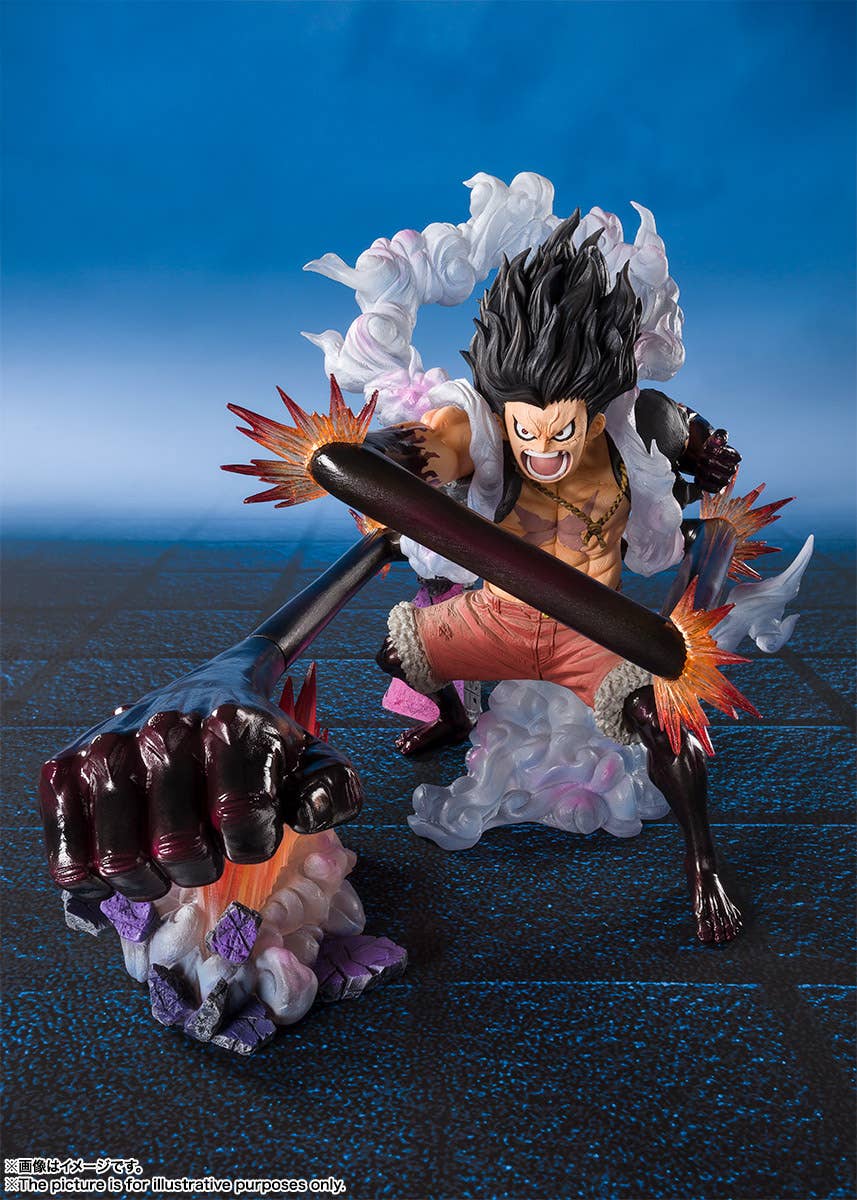 One Piece S.H.Figuarts ZERO "Monkey D. Luffy Gear 4" (Snake Man Ohja)-Tamashii-Ace Cards & Collectibles