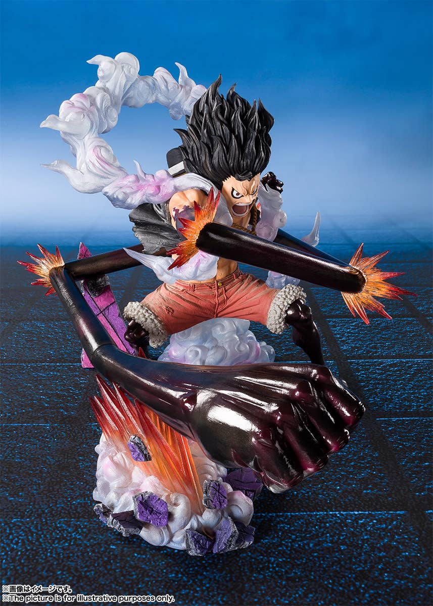 One Piece S.H.Figuarts ZERO "Monkey D. Luffy Gear 4" (Snake Man Ohja)-Tamashii-Ace Cards & Collectibles
