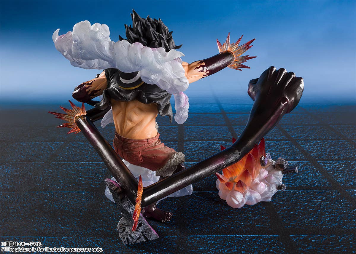One Piece S.H.Figuarts ZERO "Monkey D. Luffy Gear 4" (Snake Man Ohja)-Tamashii-Ace Cards & Collectibles