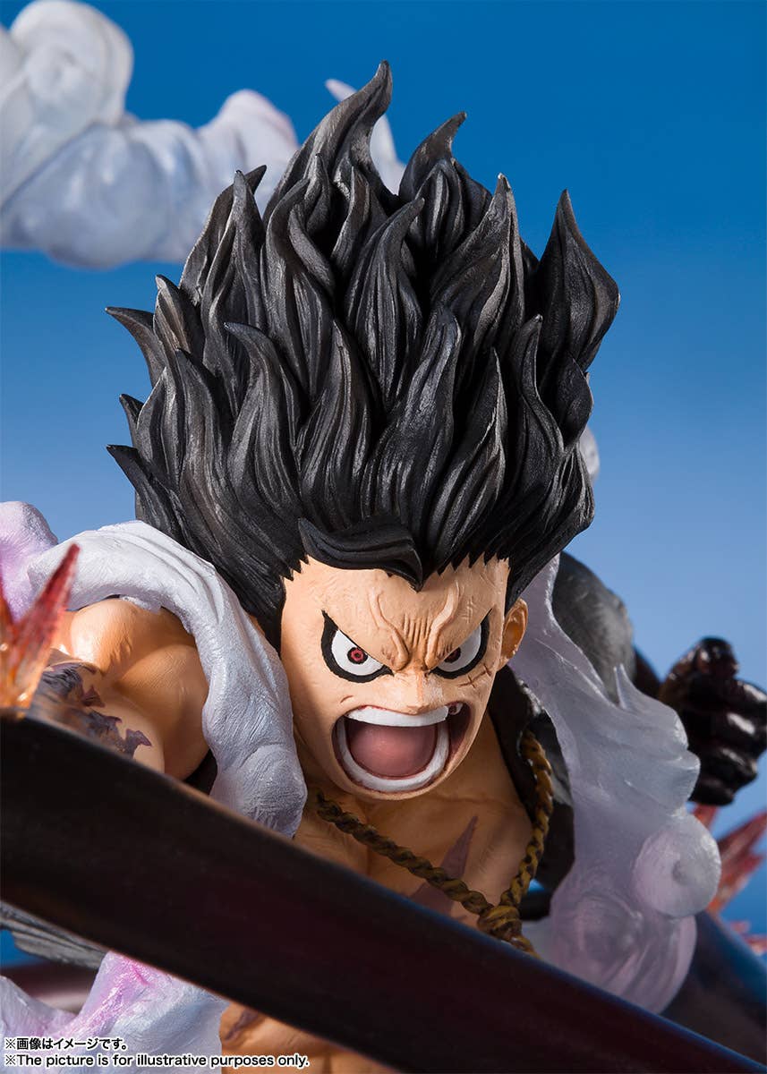 One Piece S.H.Figuarts ZERO "Monkey D. Luffy Gear 4" (Snake Man Ohja)-Tamashii-Ace Cards & Collectibles