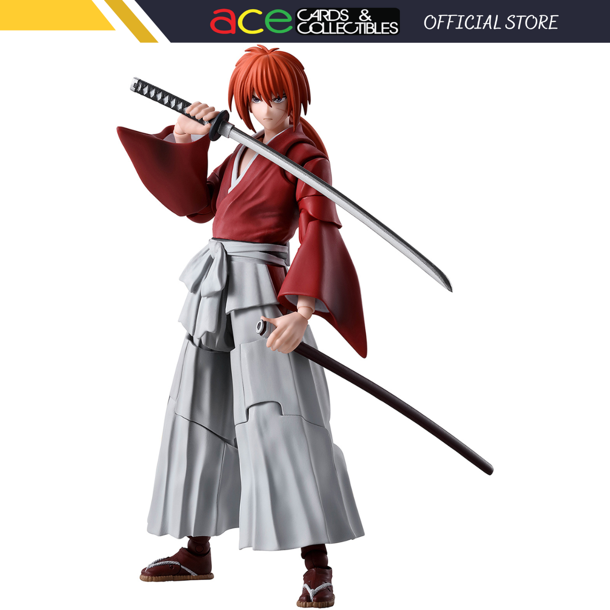 Rurouni Kenshin S.H.Figuarts &quot;Kenshin Himura&quot;-Tamashii-Ace Cards &amp; Collectibles