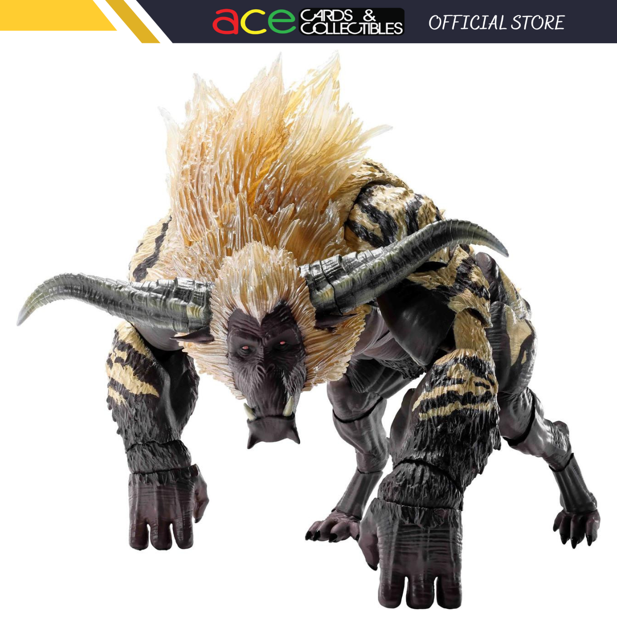 S.H. MonsterArts Furious Rajang Figure (Monster Hunter)-Tamashii-Ace Cards & Collectibles