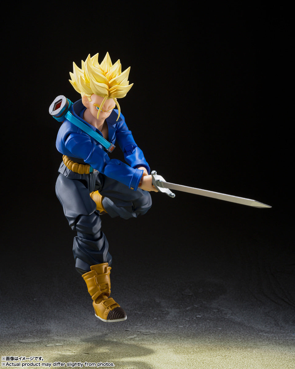 S.H.Figuarts Dragon Ball The Boy From The Future Super Saiyan &quot;Trunks&quot;-Tamashii-Ace Cards &amp; Collectibles